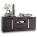 Sideboard mit geschlossenem Stauraum, sanft schliessenden Fronten und Schubladen