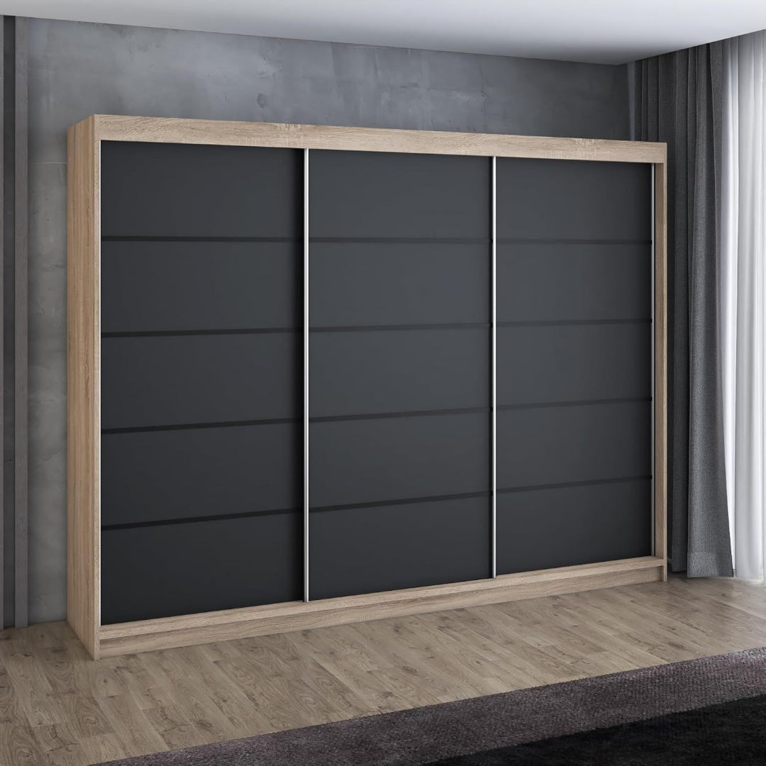 Kleiderschrank mit 4 Schubladen und Schubladen