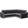 Sofa verbindet eine Schlaffunktion und weiche Polster