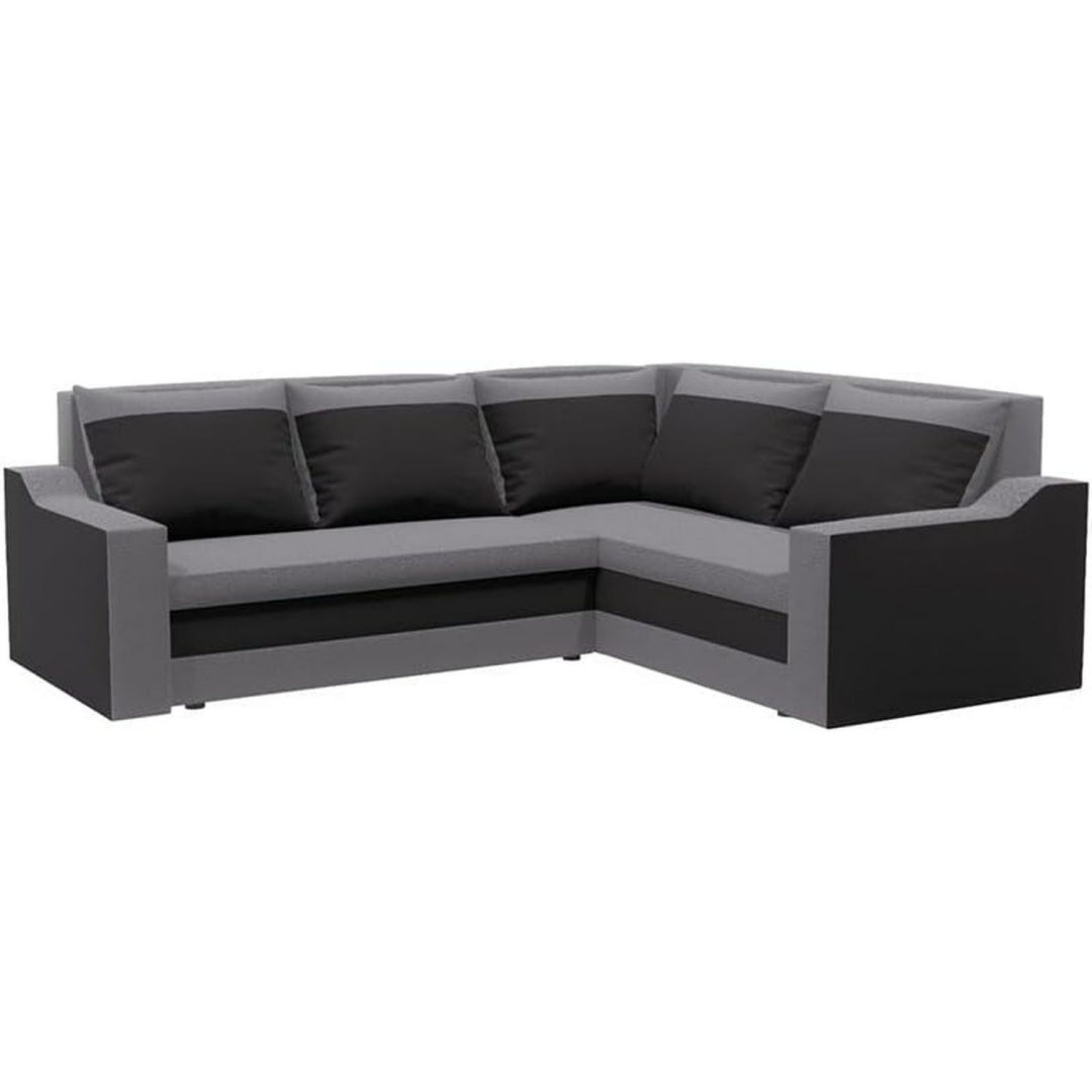 Sofa verbindet eine Schlaffunktion und weiche Polster