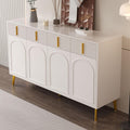 Sideboard verbindet Hoehenverstellung und eine ausziehbare Konstruktion
