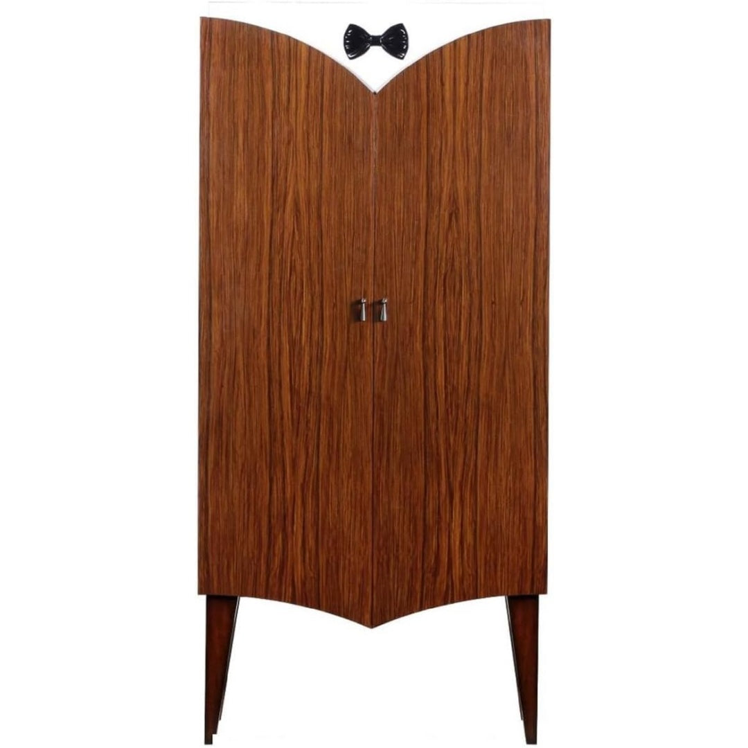 Sideboard in Schwarz und Weiss und Braun