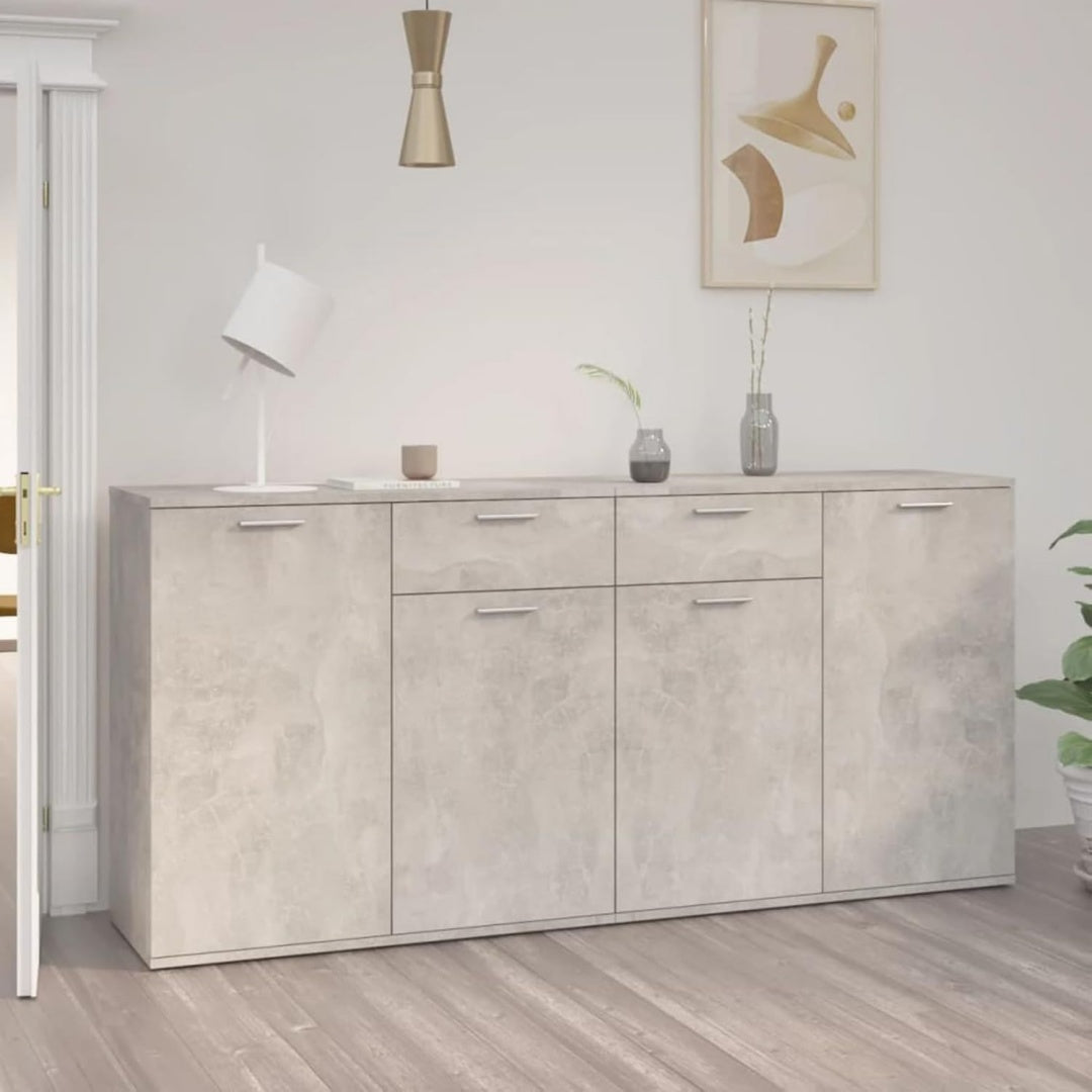 Sideboard mit 2 Schubladen, geschlossenem Stauraum und 4 Tueren